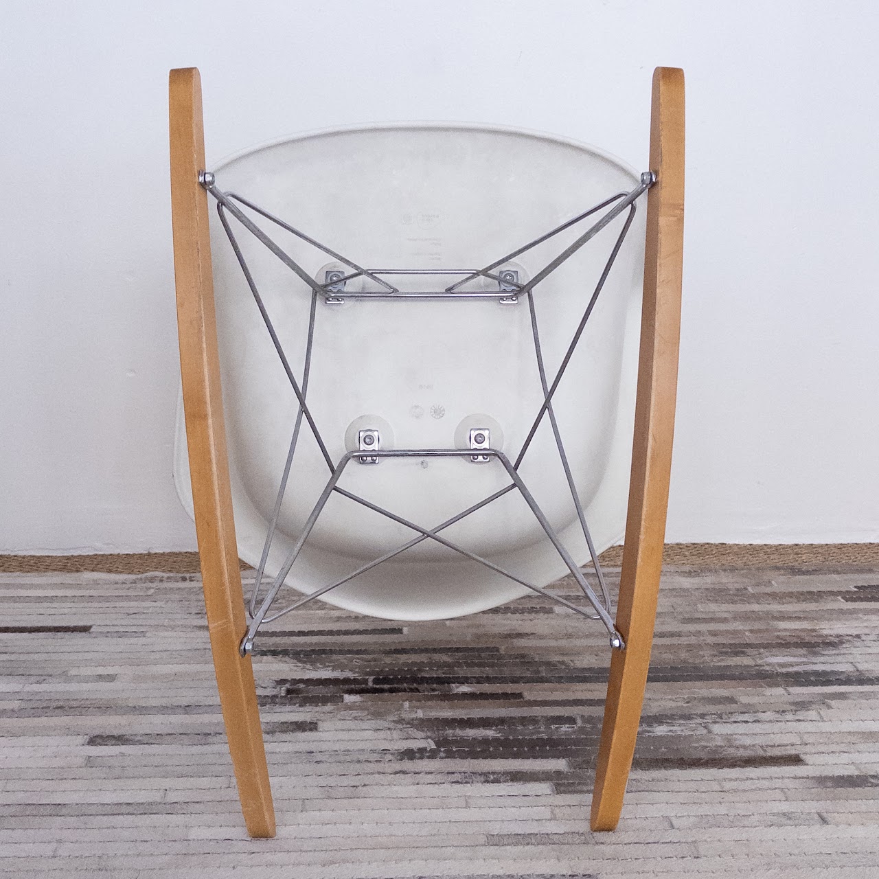 Vitra Eames Molded Plastic Shell Rocking Chair