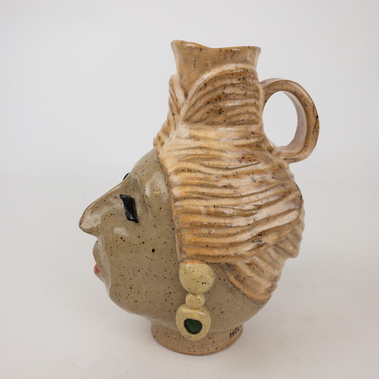 Dave Hollingsworth Figural Pitcher