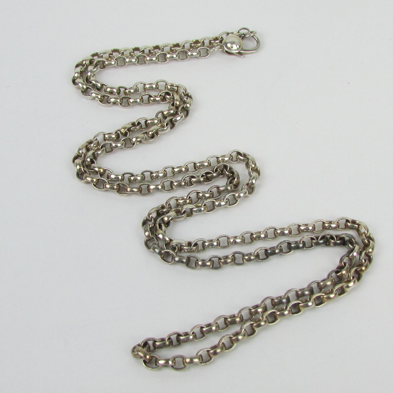 Robert Lee Morris Sterling Silver Rolo Link Chain