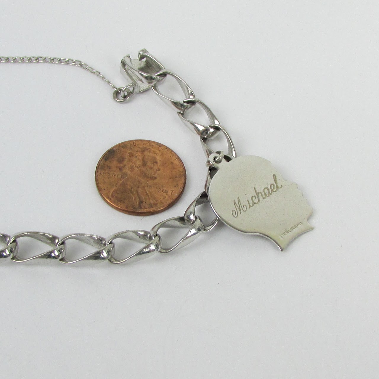 Sterling Silver Silhouette Charm Bracelet