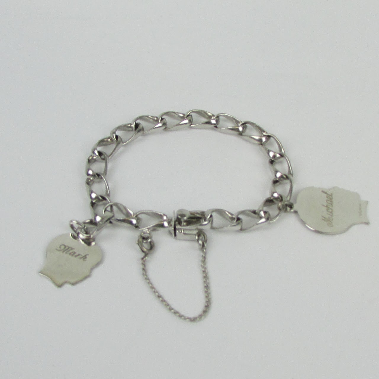 Sterling Silver Silhouette Charm Bracelet