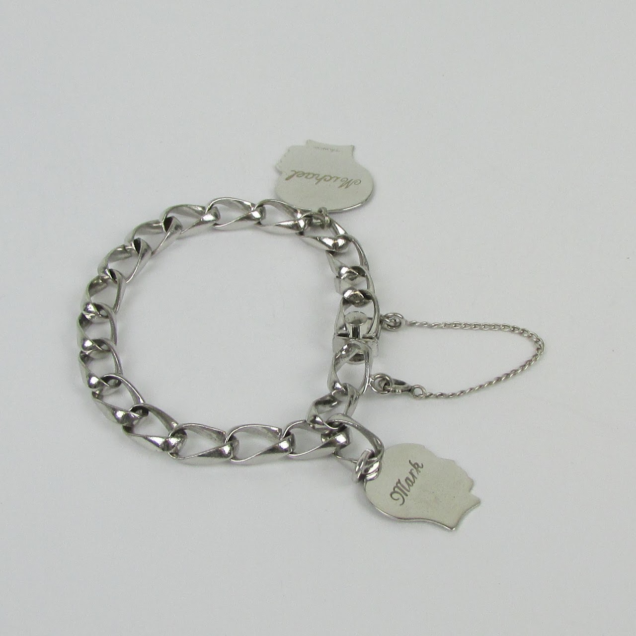 Sterling Silver Silhouette Charm Bracelet