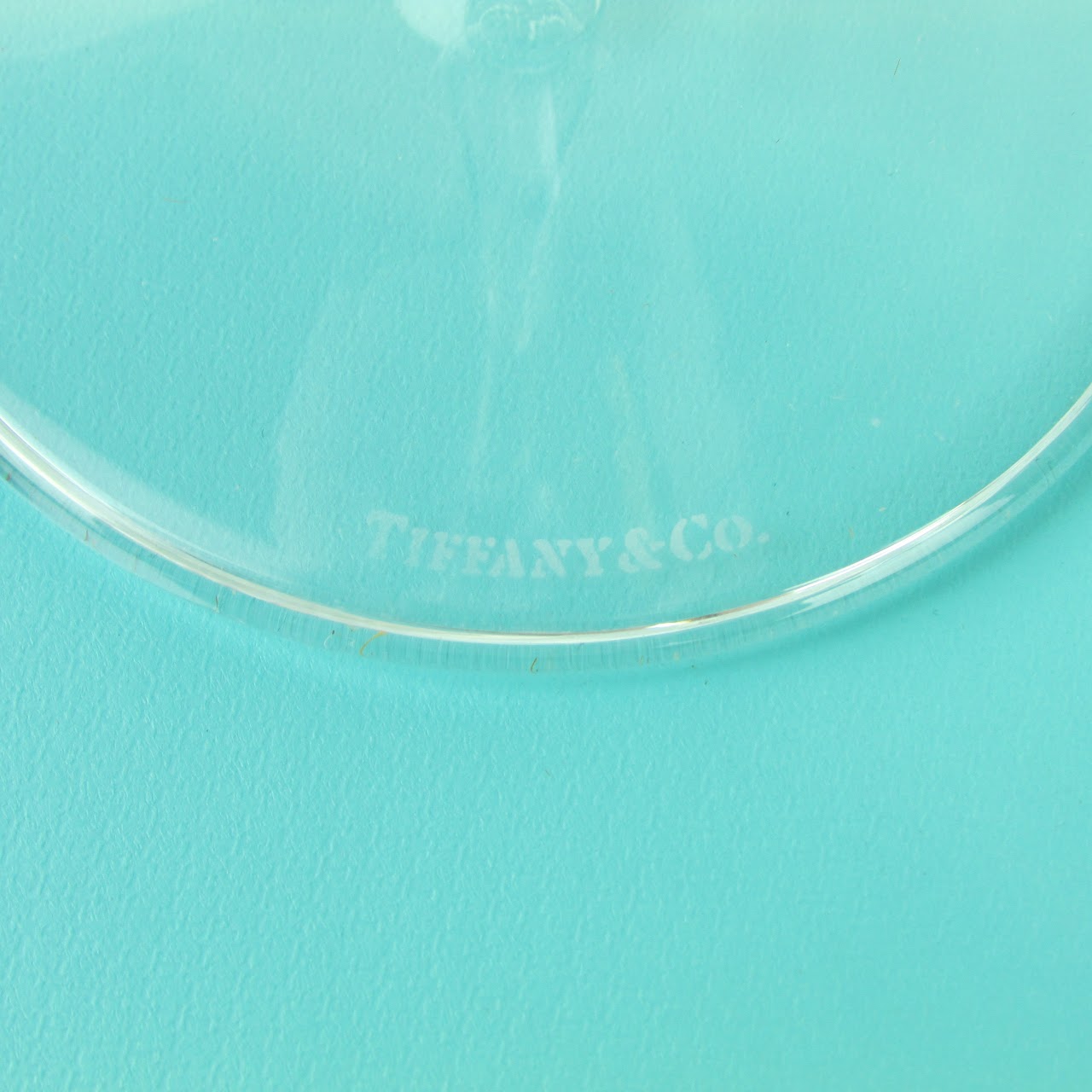 Tiffany & Co. Crystal Red Wine Glass Pair