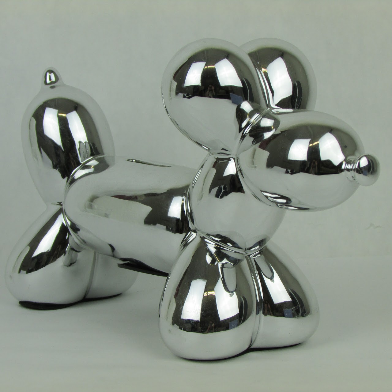 Silver Balloon Dog Bank