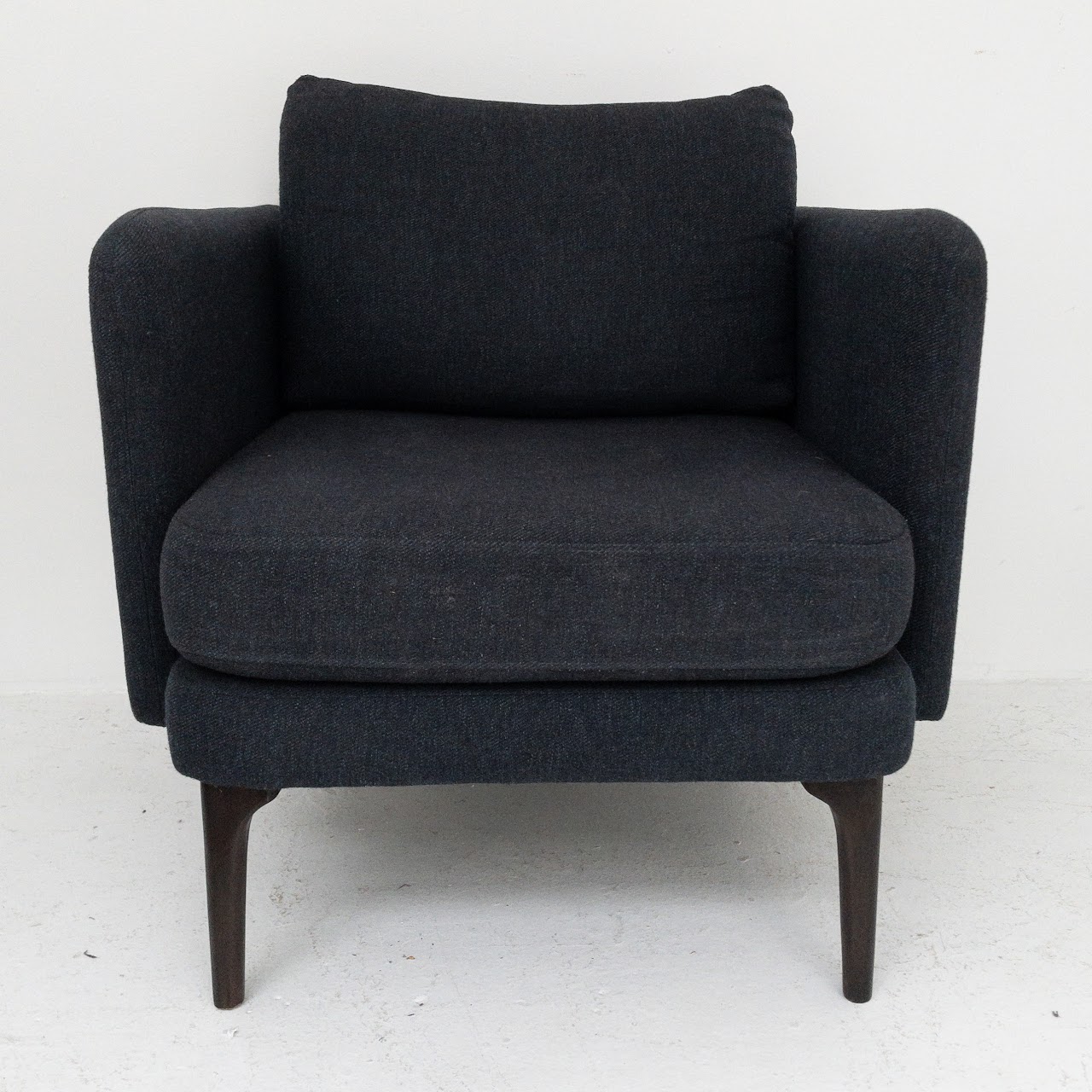 West Elm Navy Auburn Chair