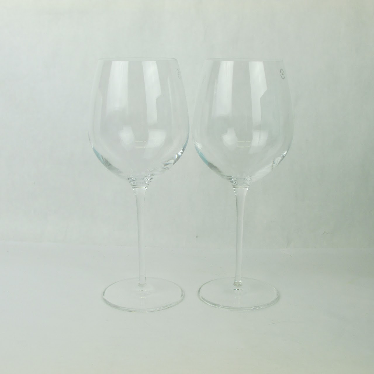 Tiffany & Co. Crystal Red Wine Glass Pair