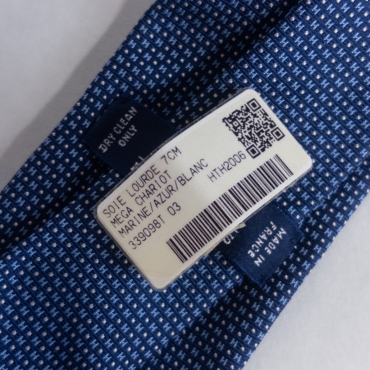 Hermès Mega Chariot 7 Skinny Necktie