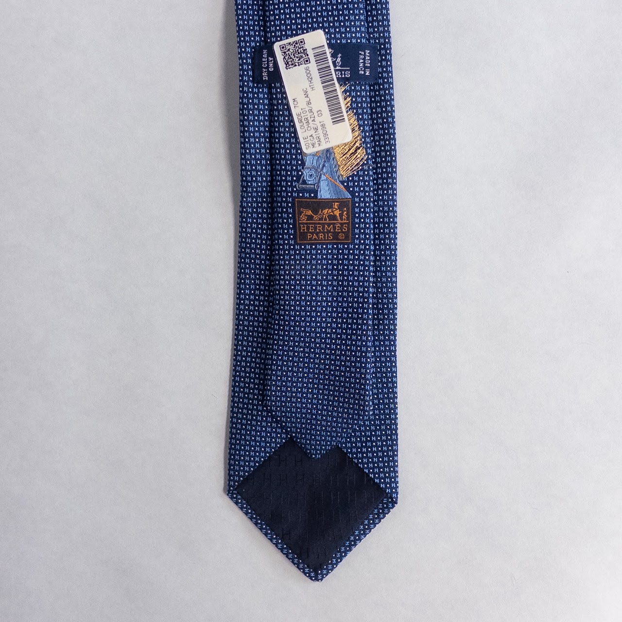 Hermès Mega Chariot 7 Skinny Necktie