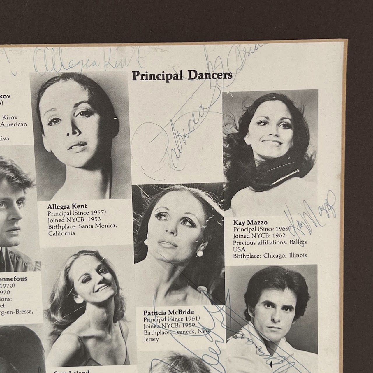 George Balanchine, Mikhail Baryshnikov & NYC Ballet Autographed 1978 Tivoli Festival Program