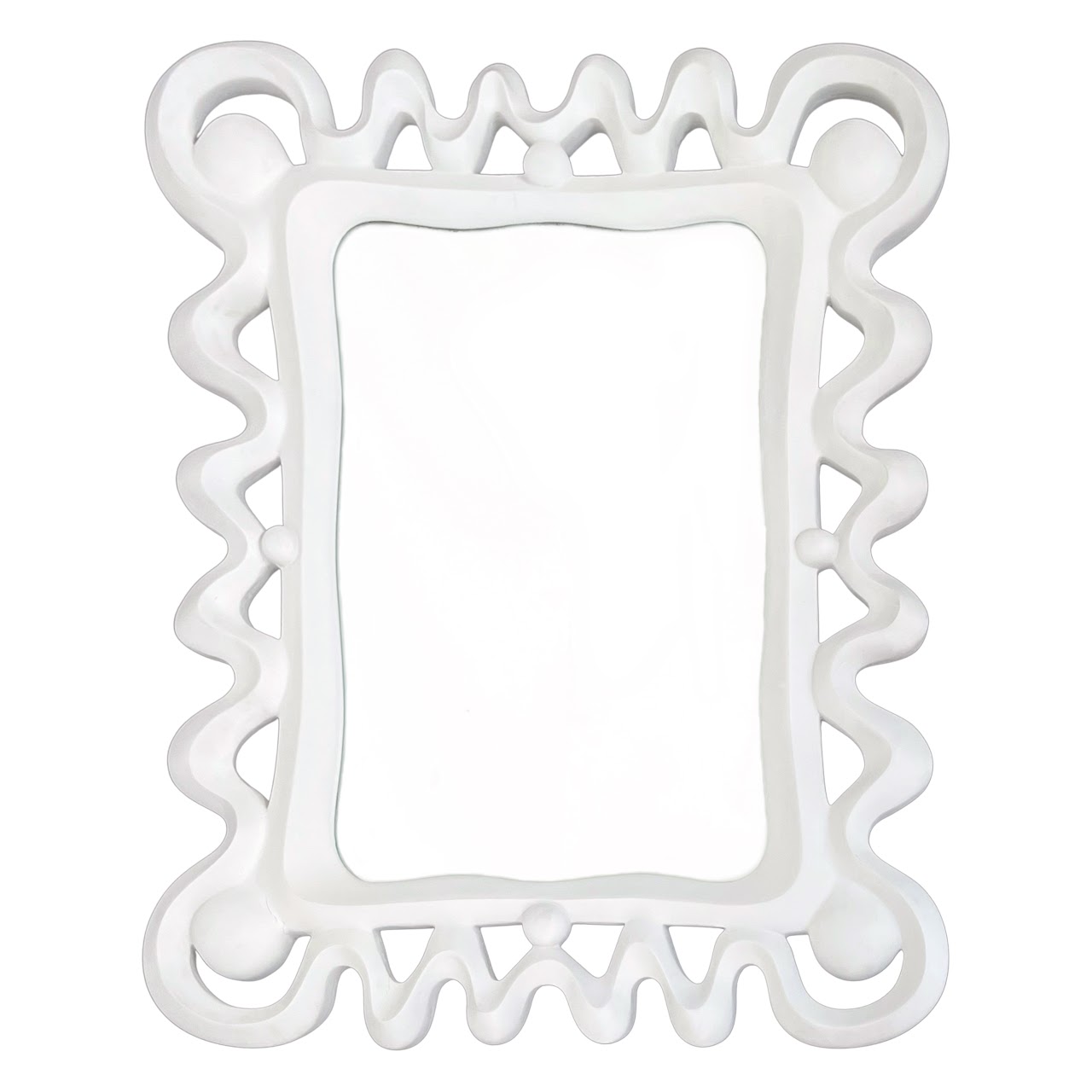 Dorothy Draper Style Plaster Framed Mirror