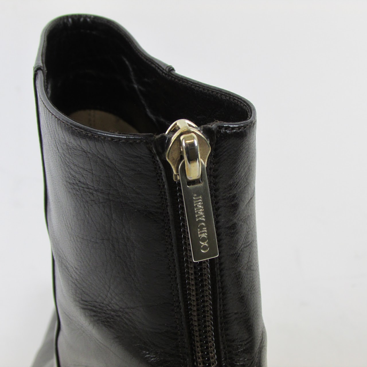 Jimmy Choo Brown Kid Leather Boots