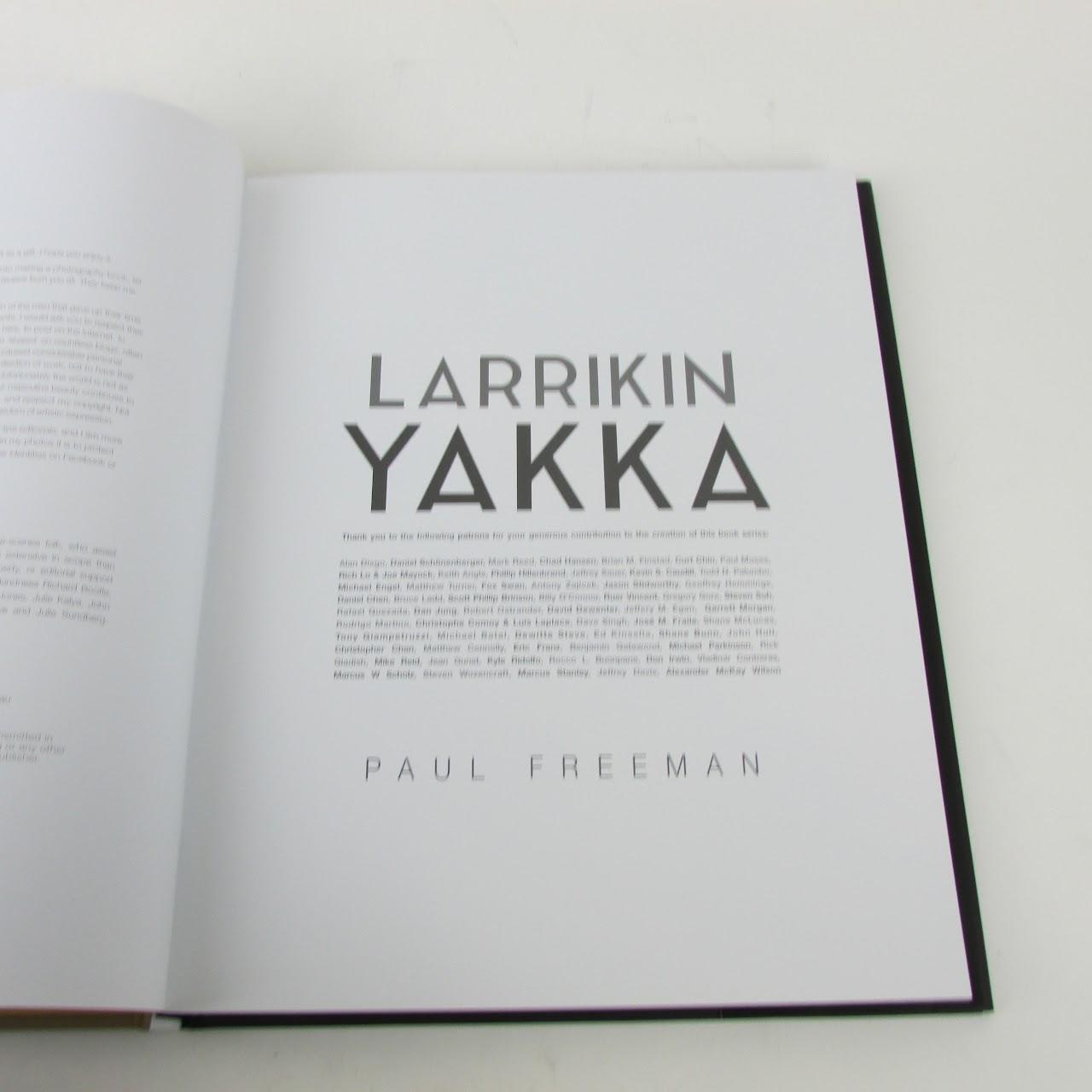 Paul Freeman 'Larrikin Yakka ' NSFW Book