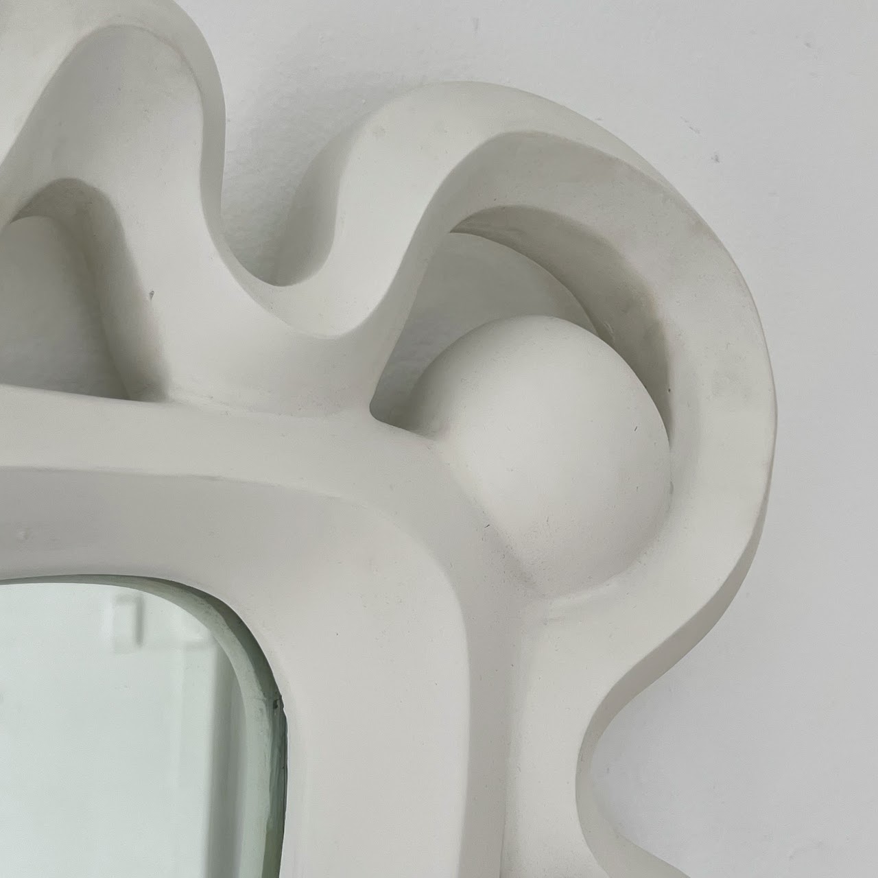 Dorothy Draper Style Plaster Framed Mirror