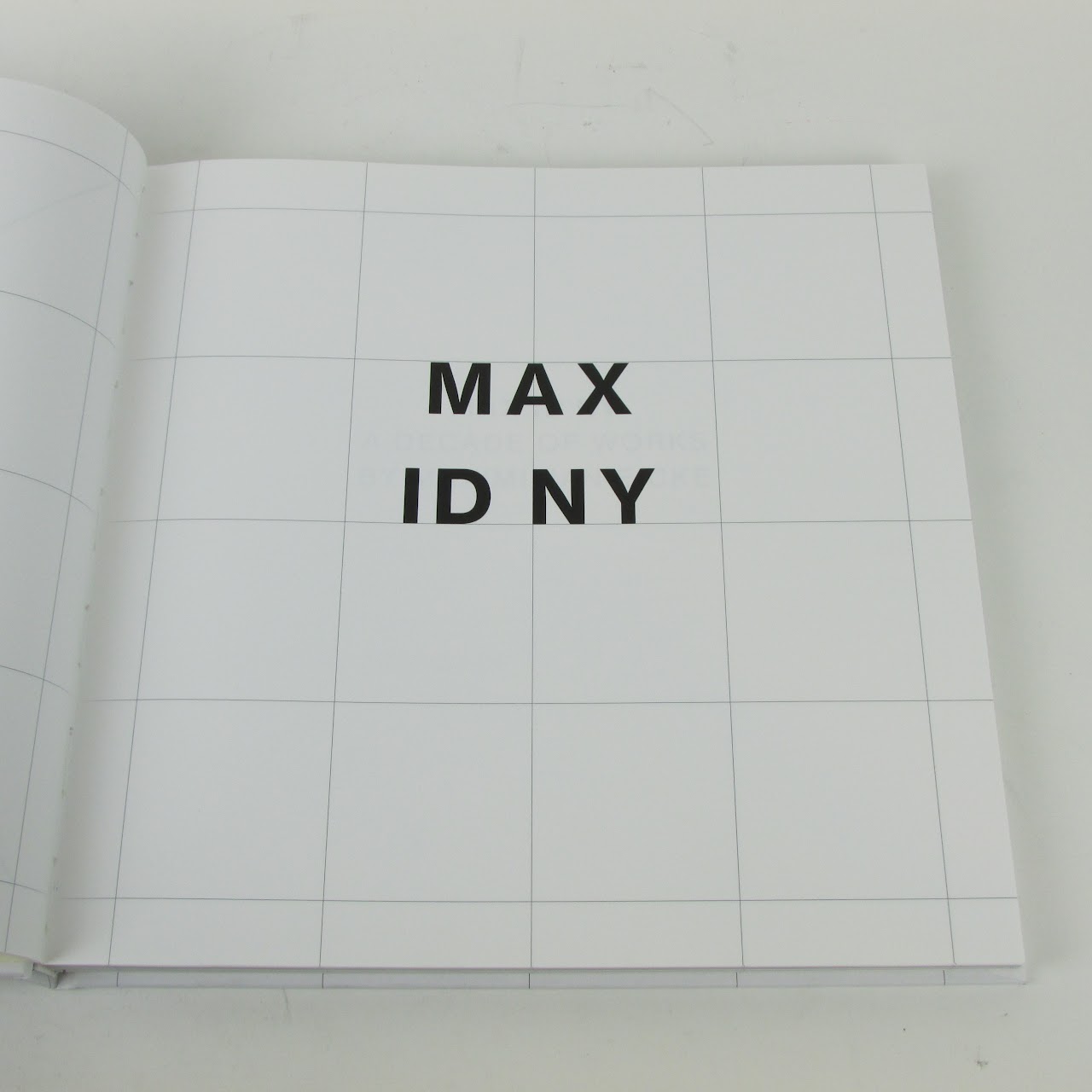 Maximilian Eicke 'Max ID NY: A Decade Of Works' Book