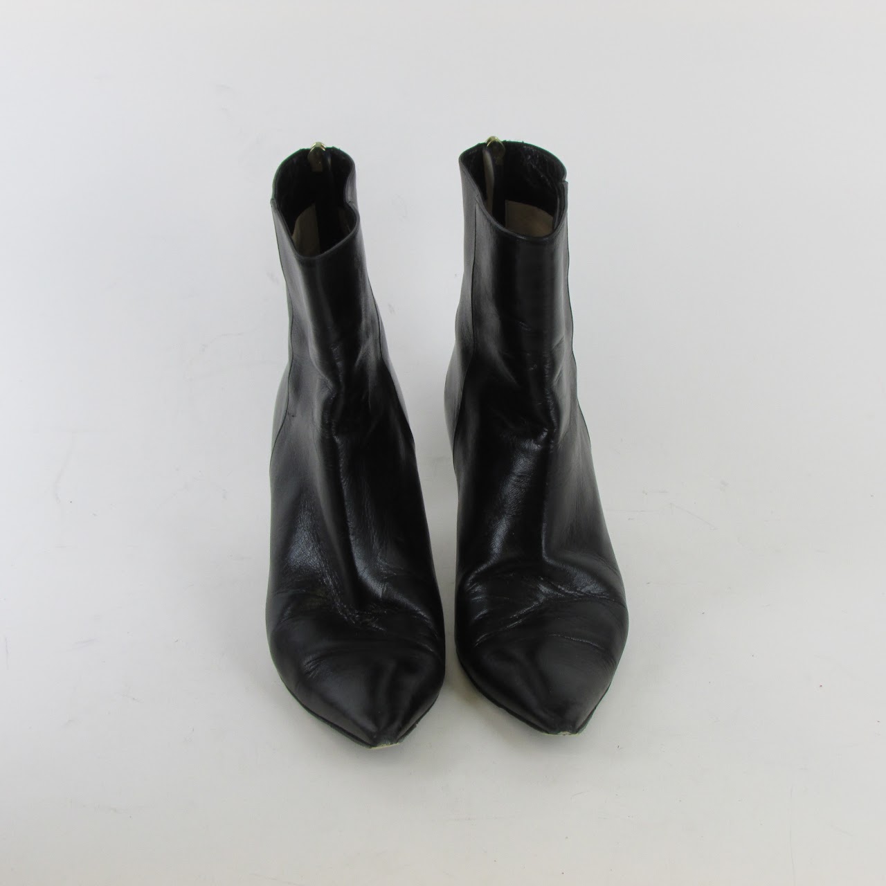 Jimmy Choo Black Kid Leather Boots