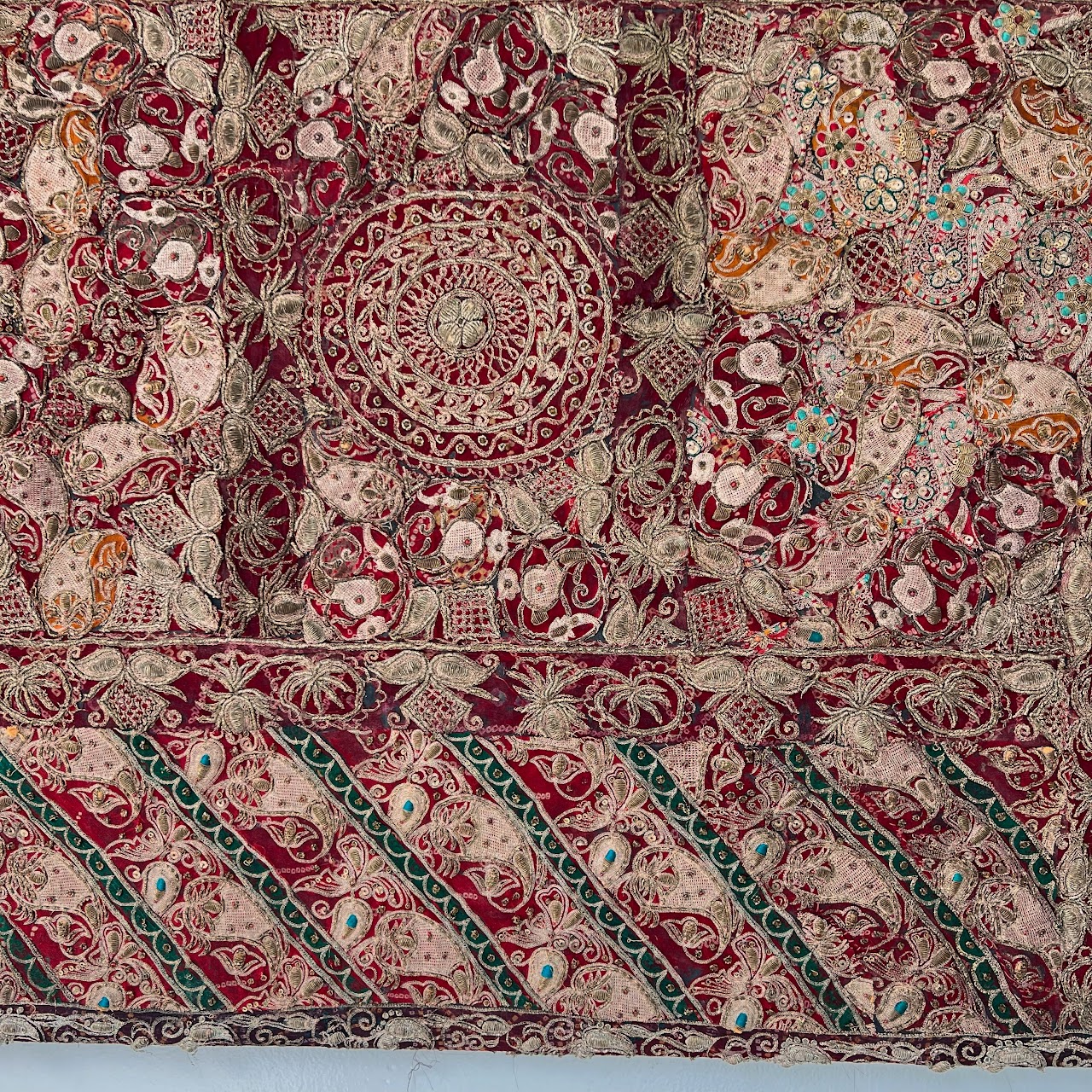 Rajasthani Embroidered Indian Textile