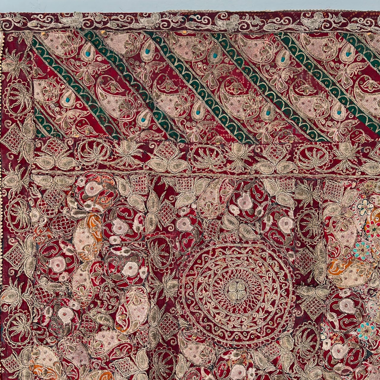 Rajasthani Embroidered Indian Textile