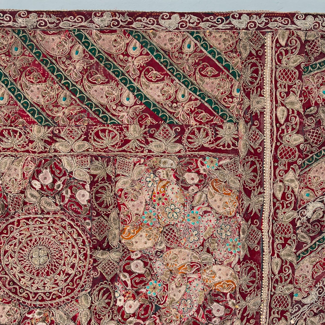 Rajasthani Embroidered Indian Textile