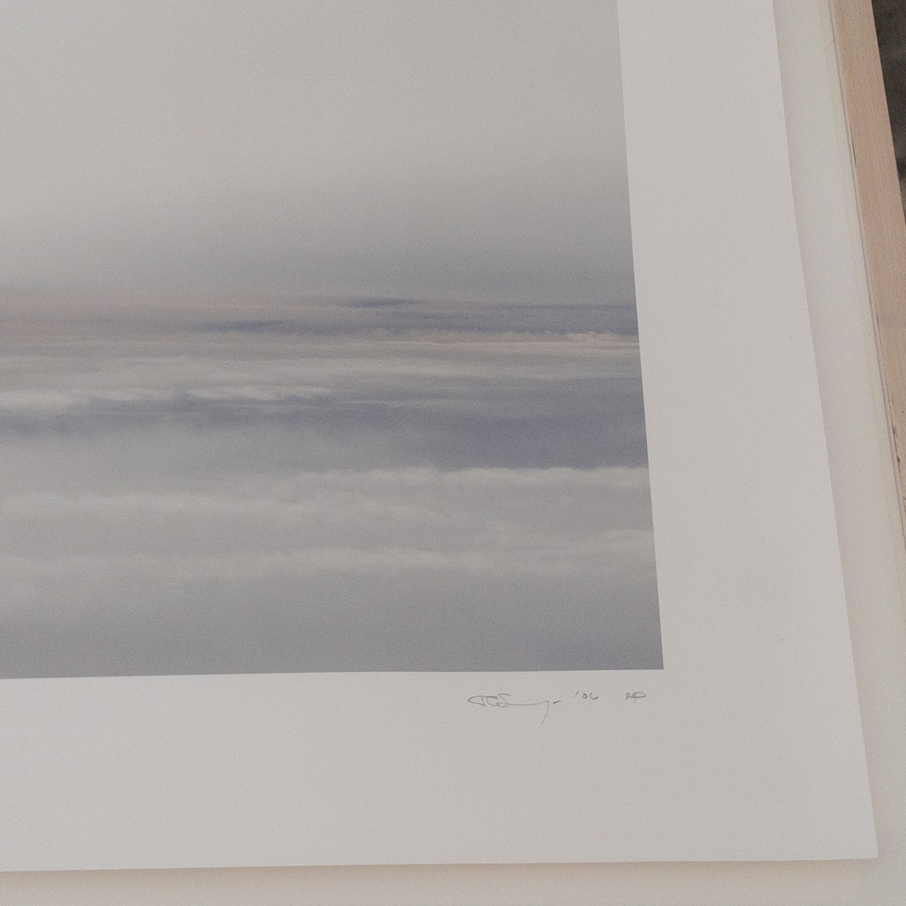 Signed Cloudscape Photogravure