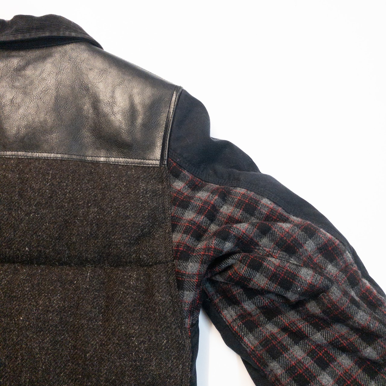 Junya Watanabe X Comme des Garçons Leather Trim Down Coat