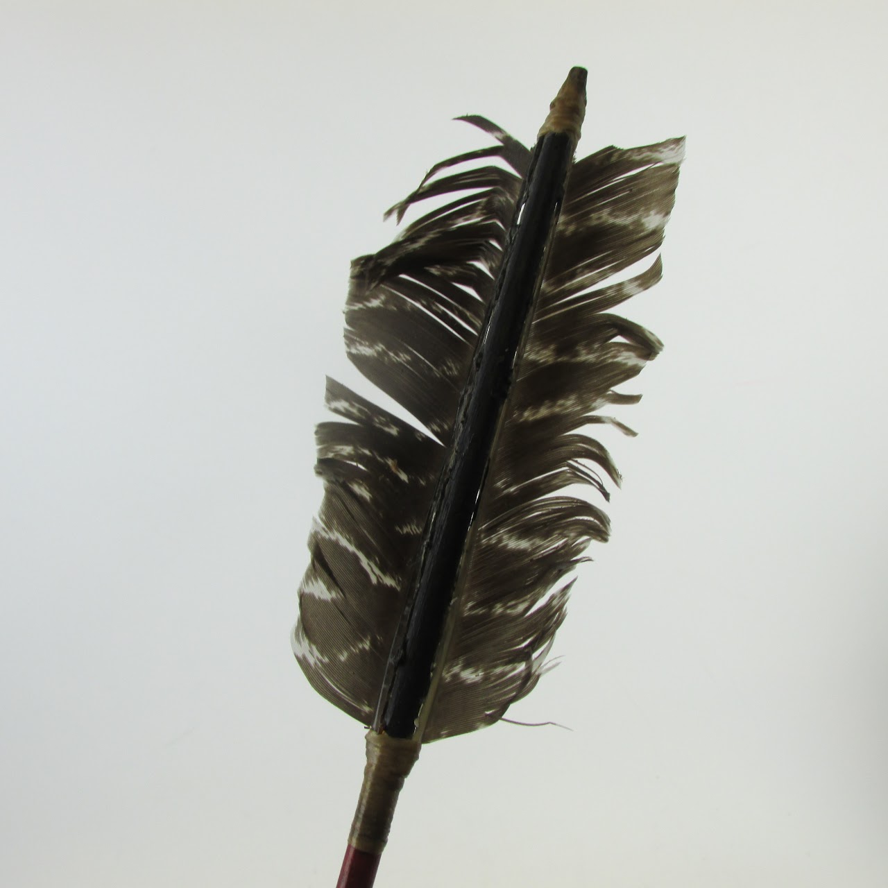 Leather & Fur Quiver with Arrow & Fan