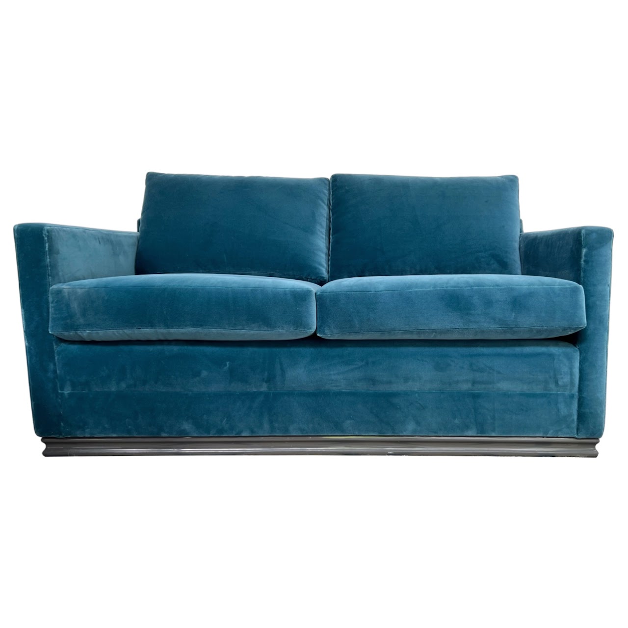 Blue Velvet Sofa