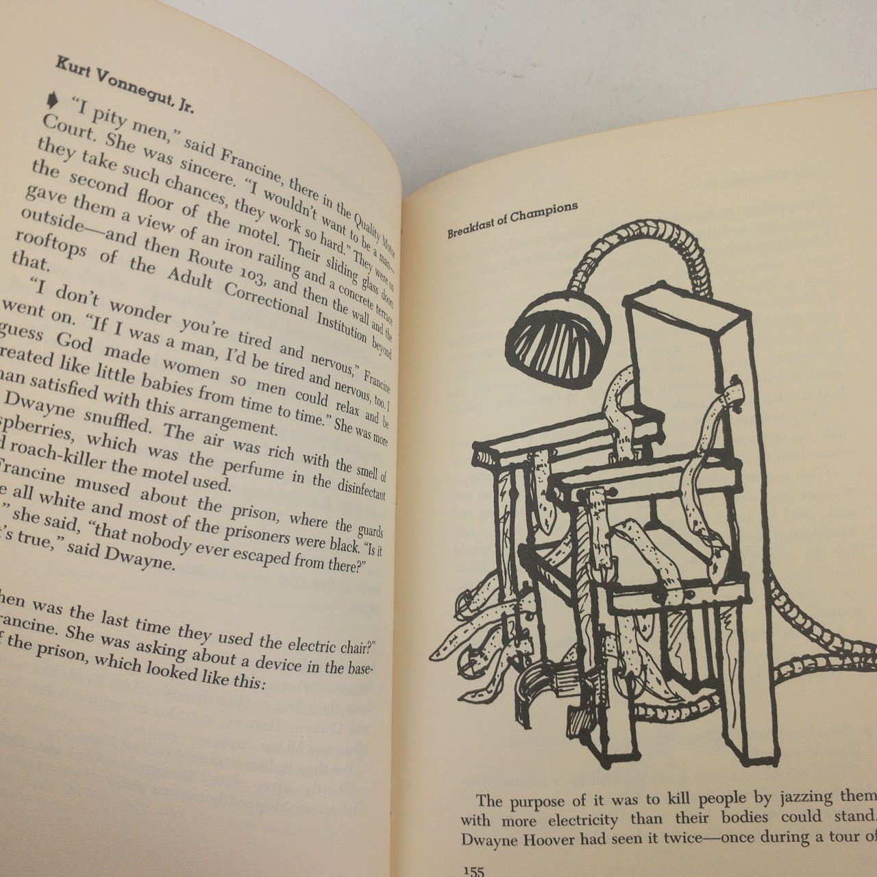 Kurt Vonnegut, Jr. 'Breakfast of Champions' First Edition, First Printing Book