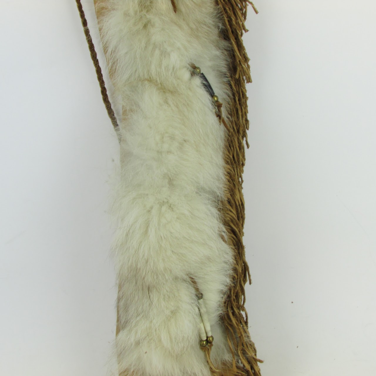 Leather & Fur Quiver with Arrow & Fan