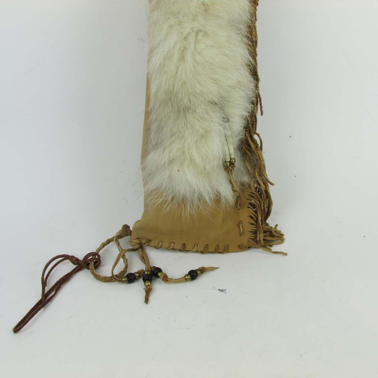 Leather & Fur Quiver with Arrow & Fan