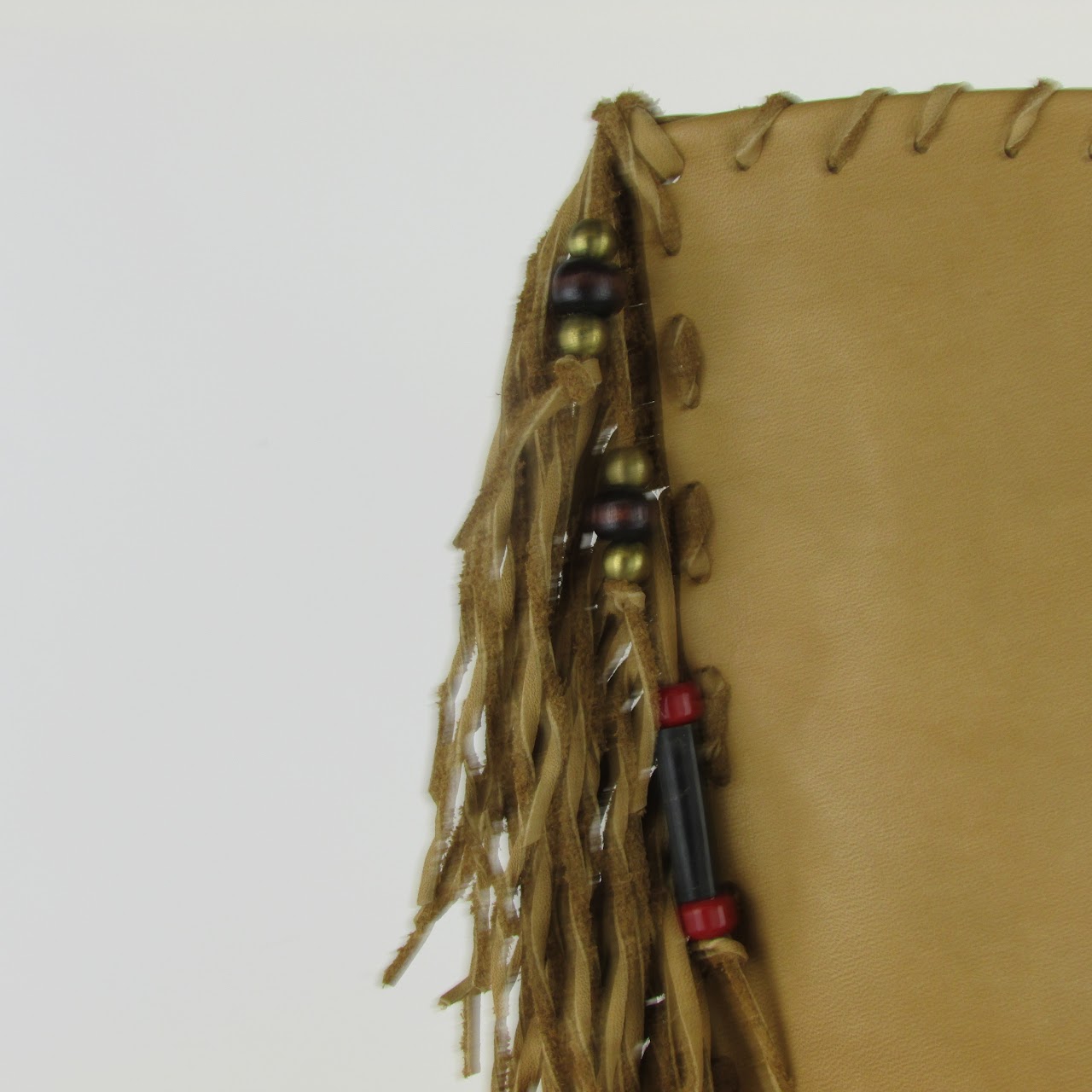 Leather & Fur Quiver with Arrow & Fan