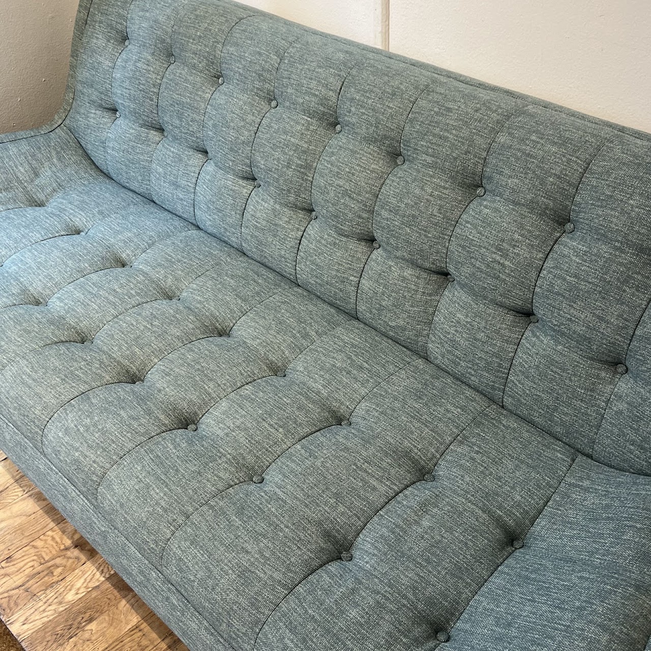 Tufted Gondola Style Sofa