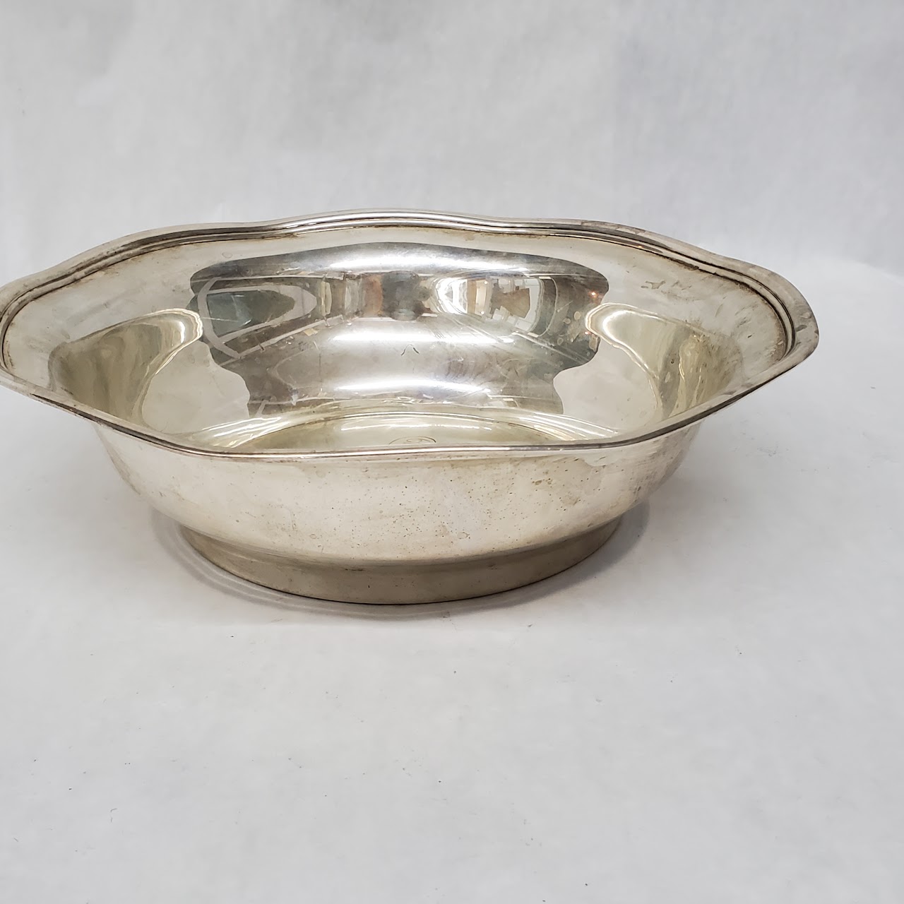 Sterling Silver Monogrammed Fruit Bowl