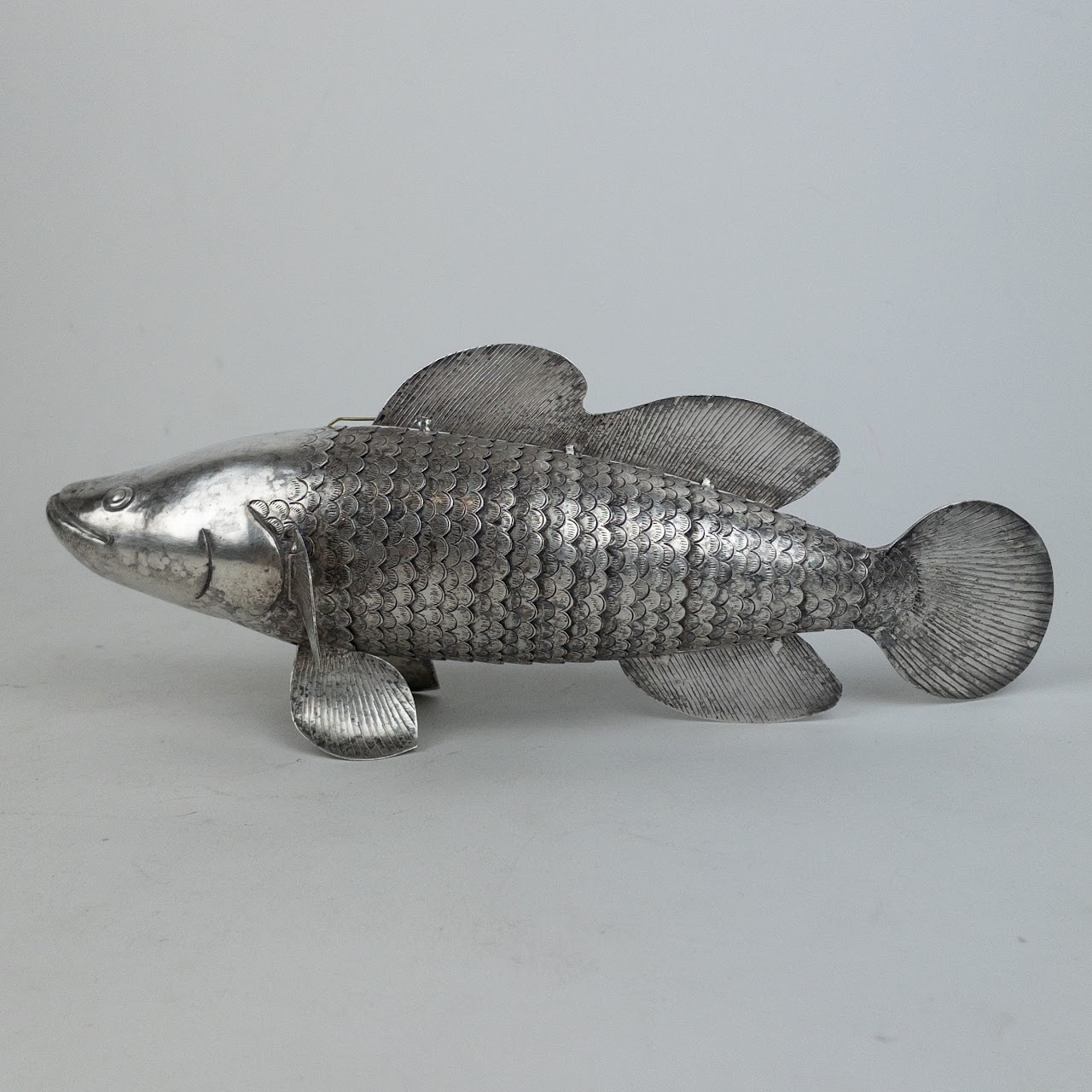 Cambodian Silver Plated Large Articulated Fish