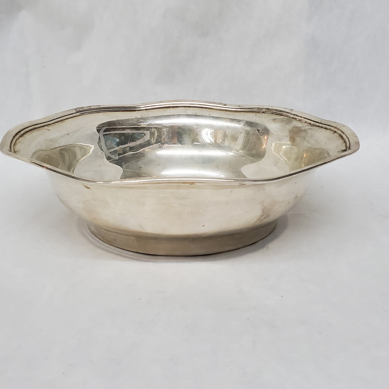 Sterling Silver Monogrammed Fruit Bowl