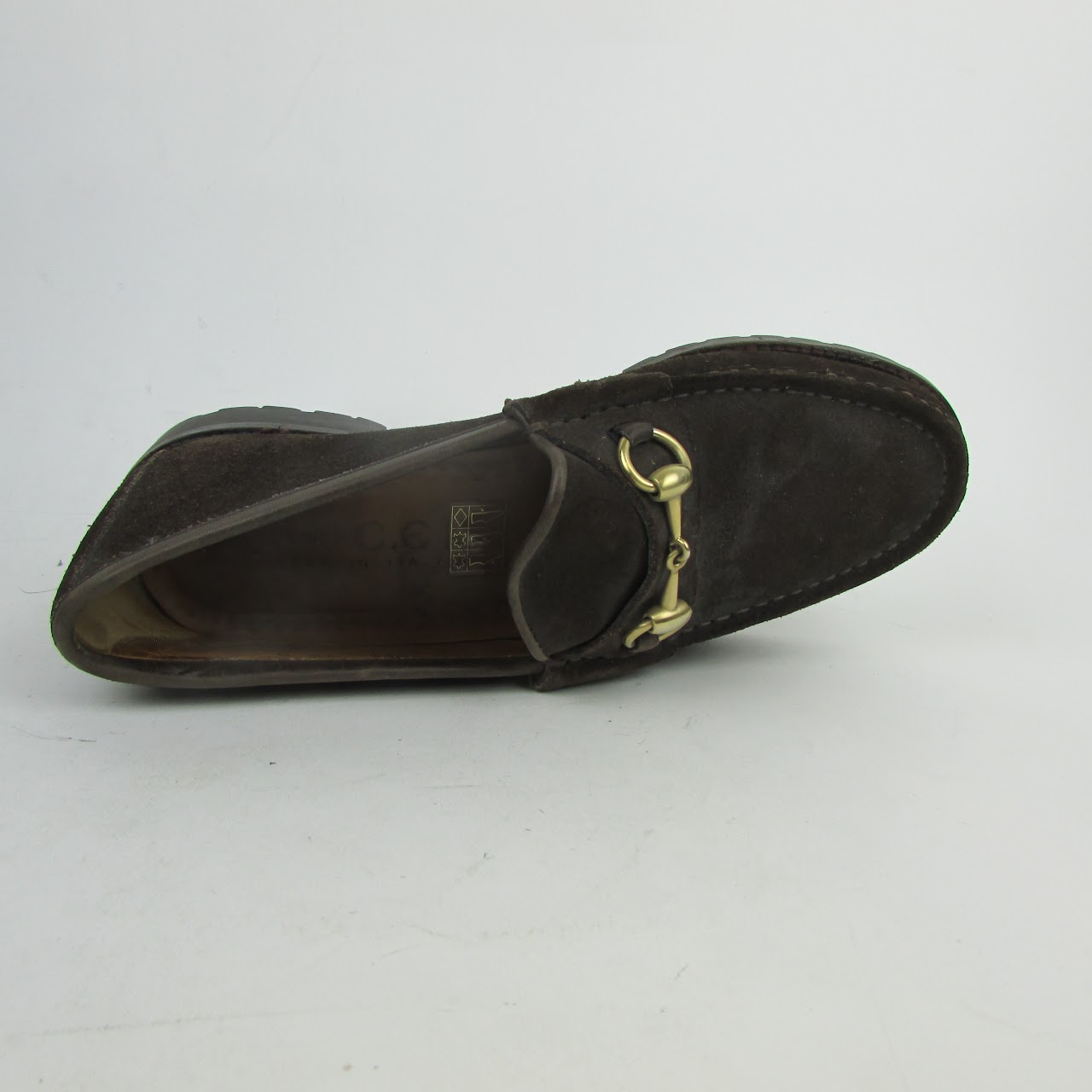 Gucci Suede Horsebit Loafers