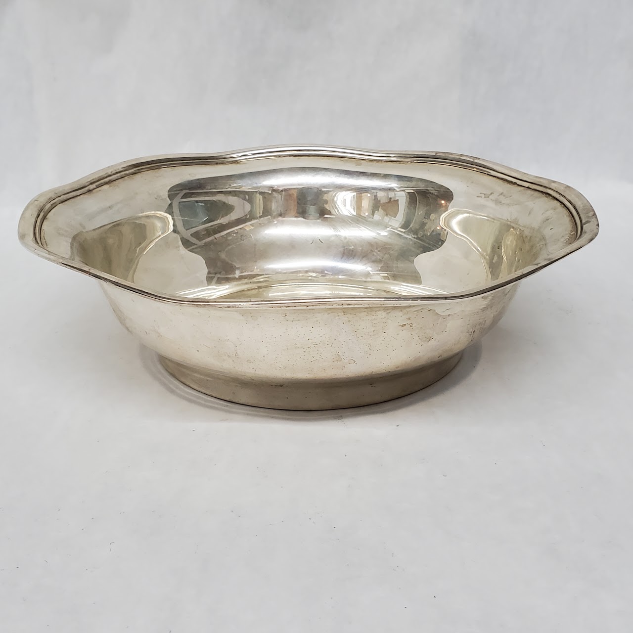 Sterling Silver Monogrammed Fruit Bowl