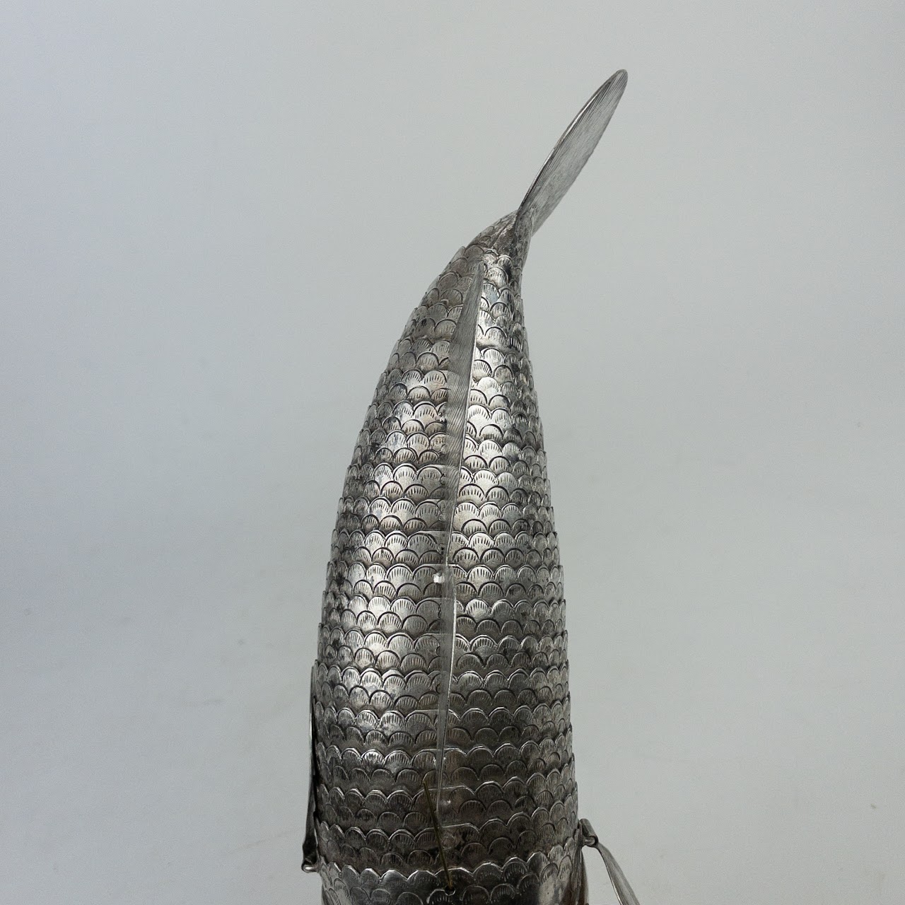 Cambodian Silver Plated Large Articulated Fish