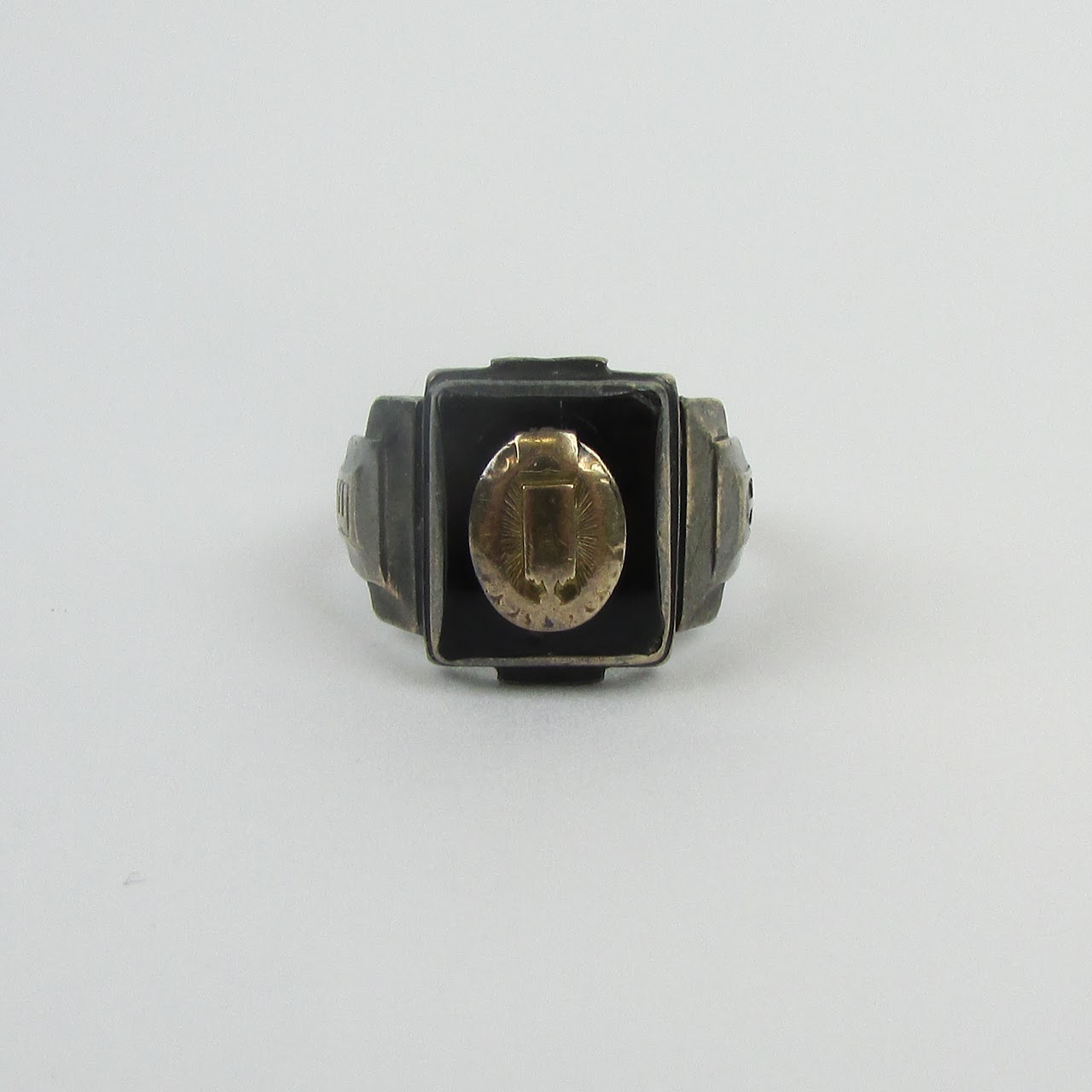 10K Gold & Onyx Jostens Ring