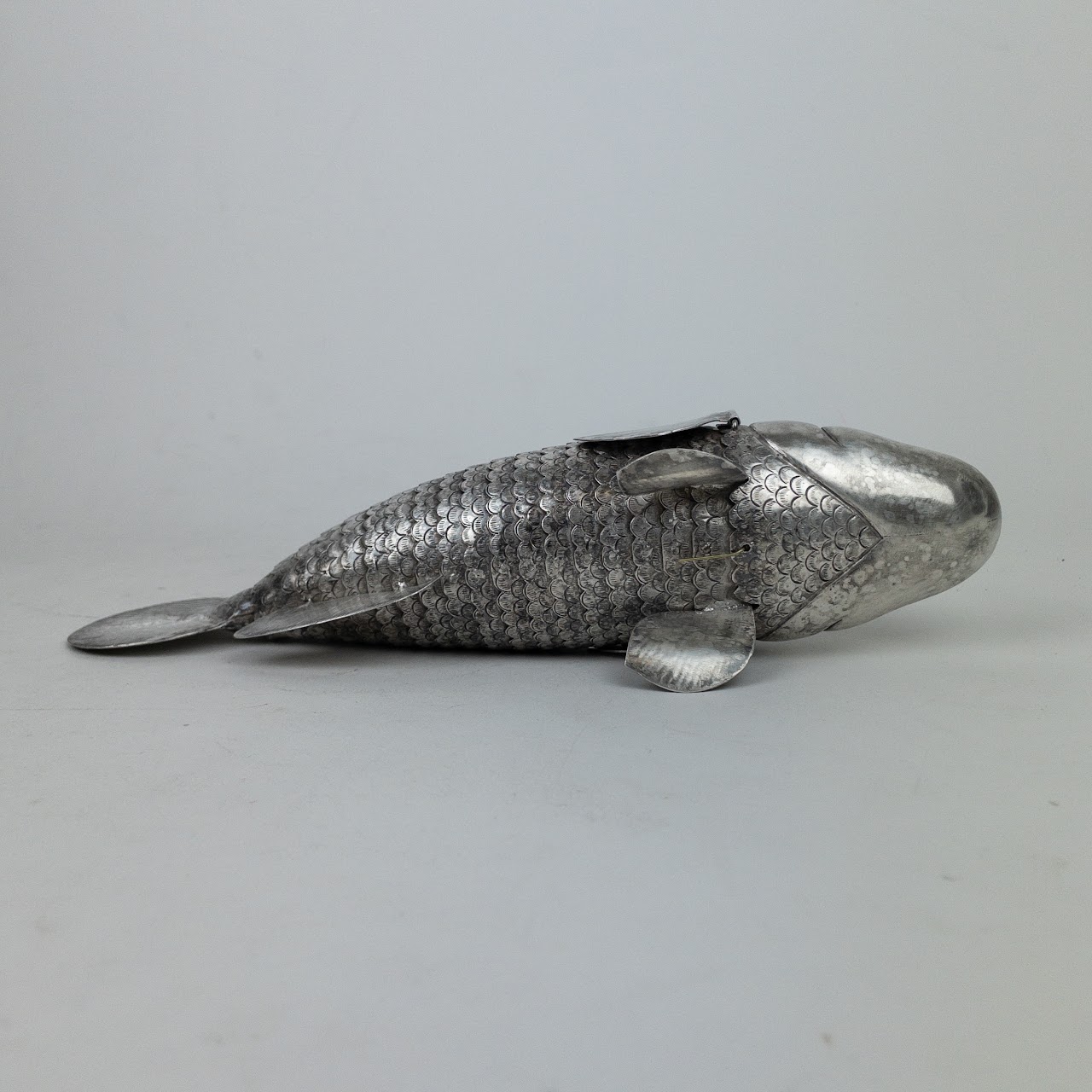 Cambodian Silver Plated Large Articulated Fish