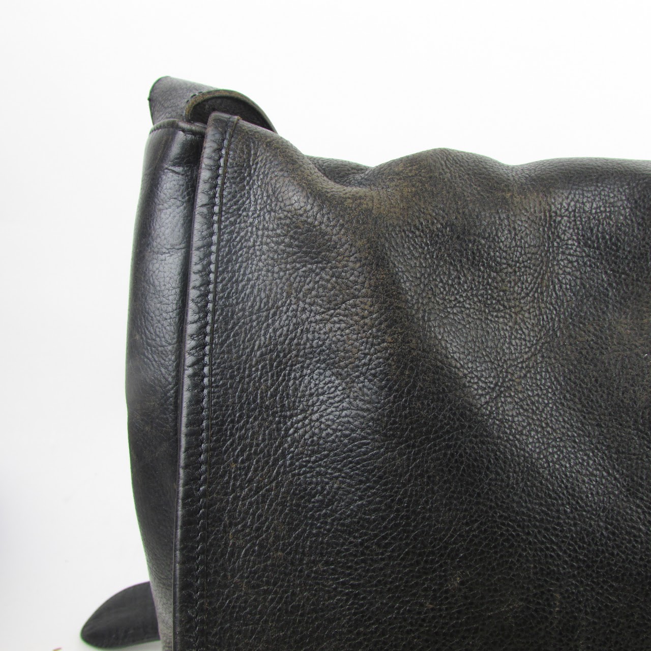 Il Bisonte Leather Messenger Bag