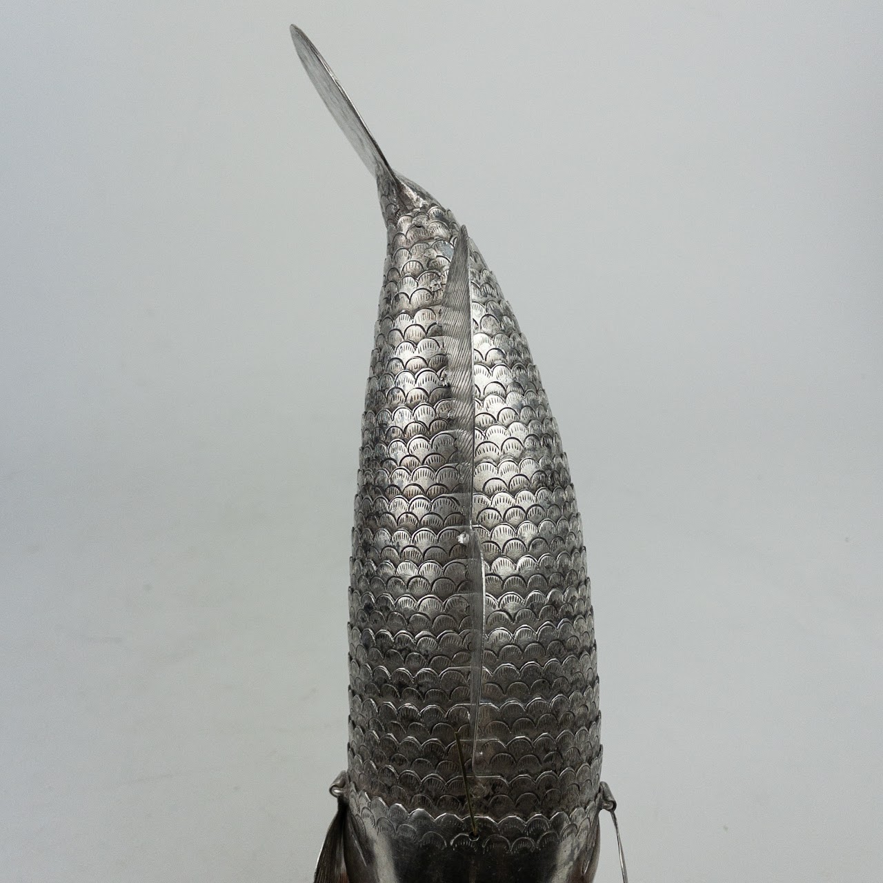 Cambodian Silver Plated Large Articulated Fish