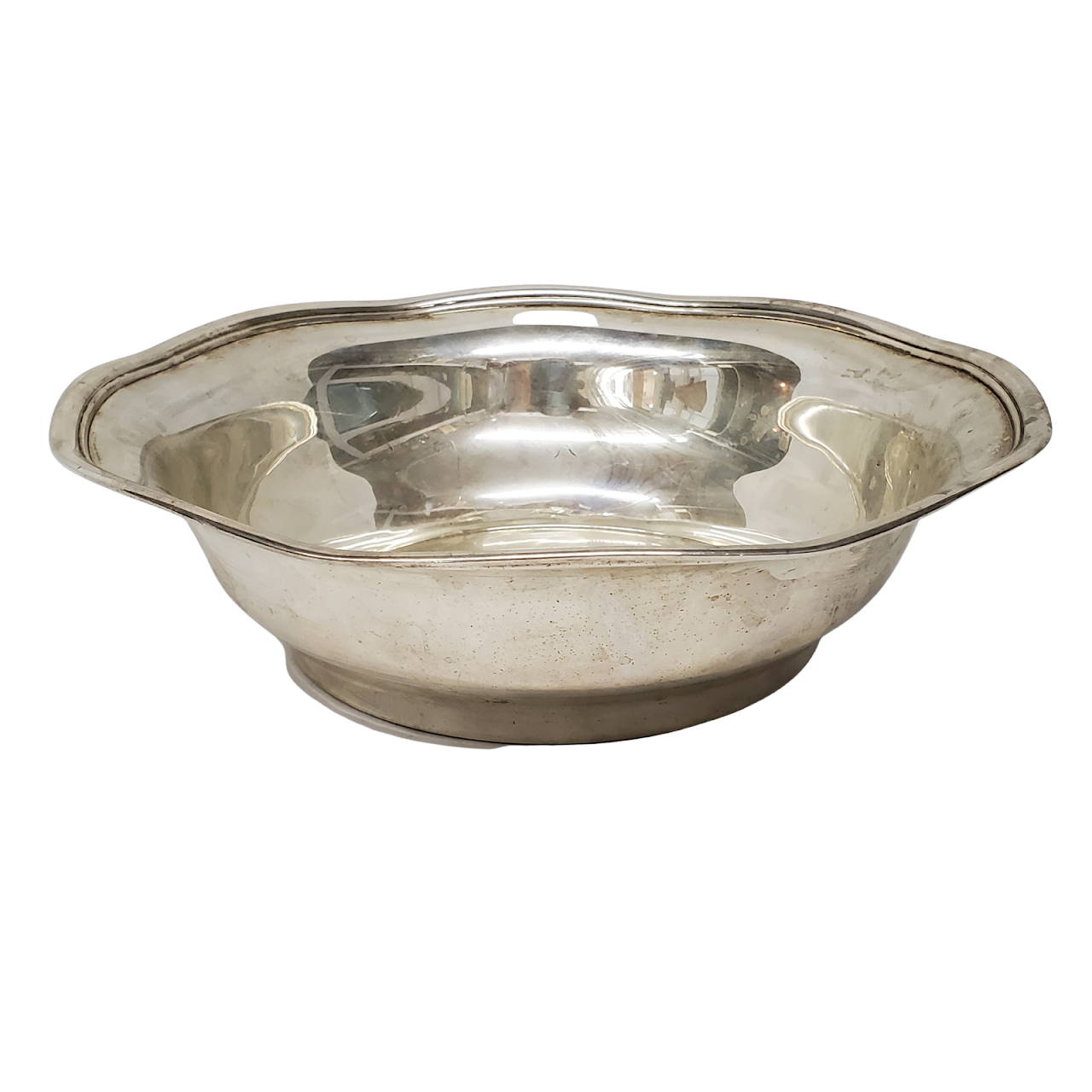 Sterling Silver Monogrammed Fruit Bowl