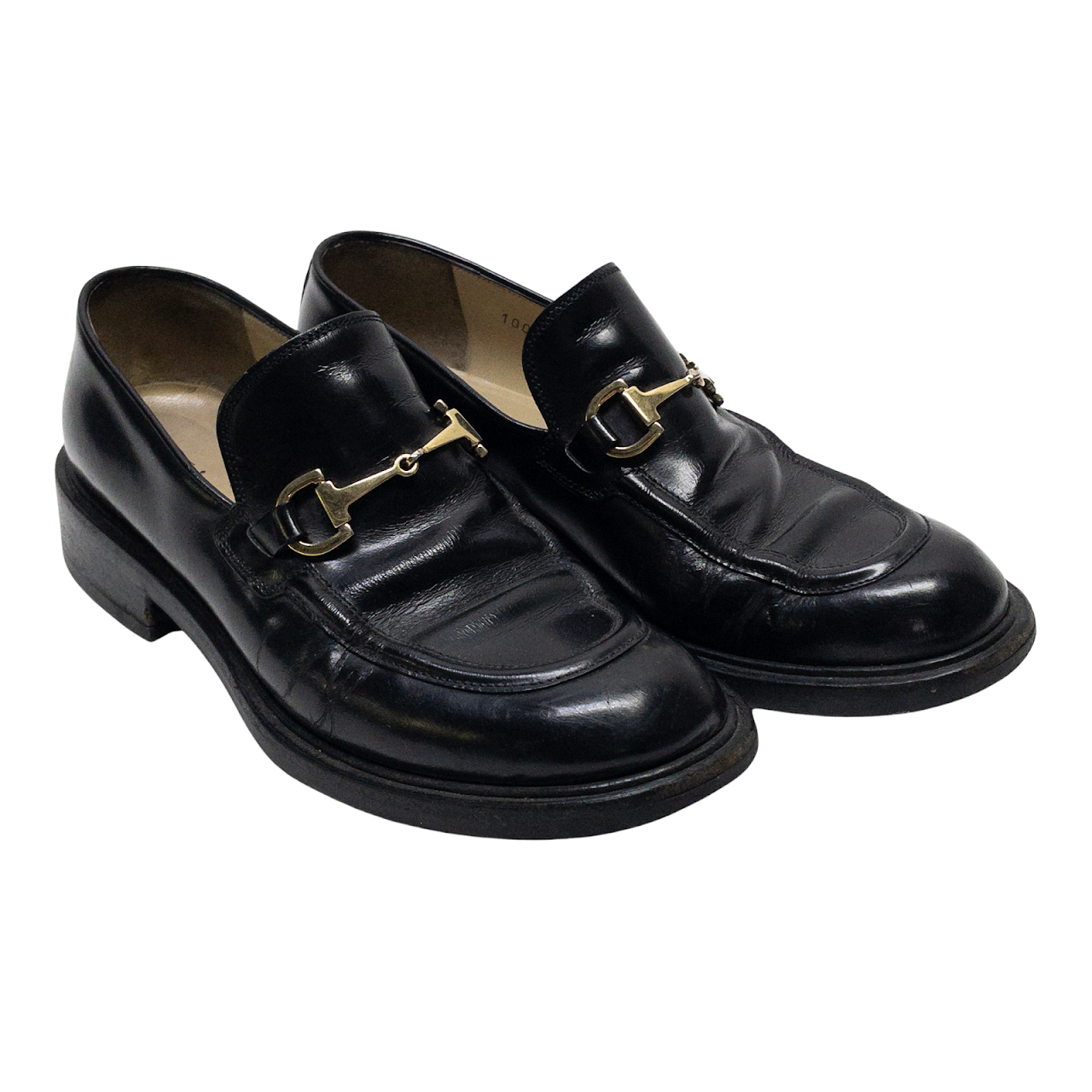 Gucci Horse Bit Leather Loafers