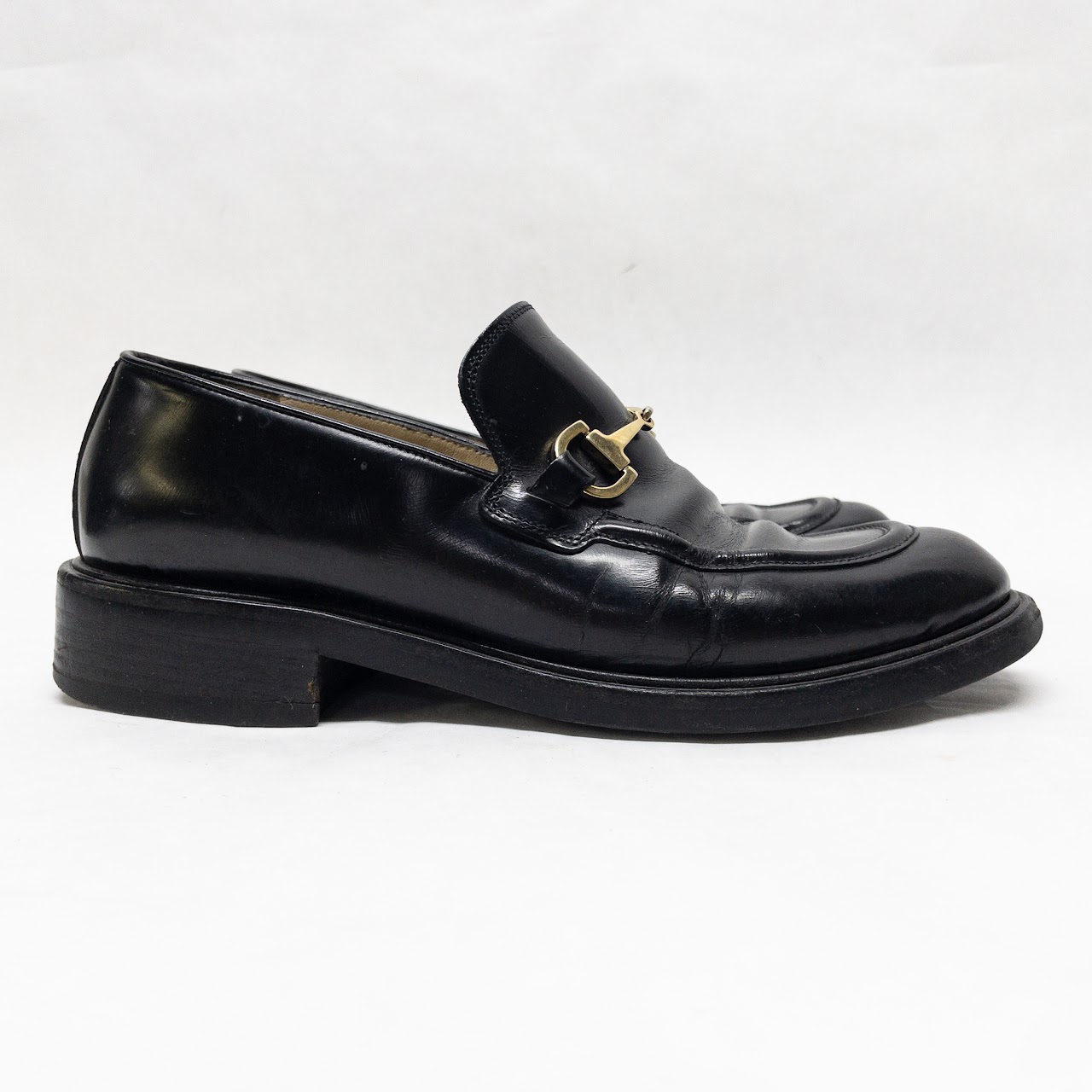 Gucci Horse Bit Leather Loafers