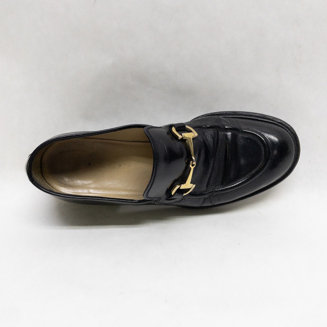 Gucci Horse Bit Leather Loafers