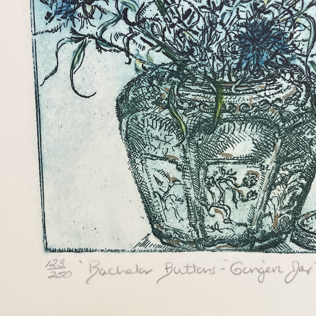 Joanne Isaac Signed Hand-Colored Etching