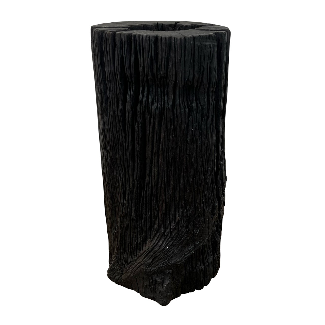 Ulin Wood Stump Accent Table