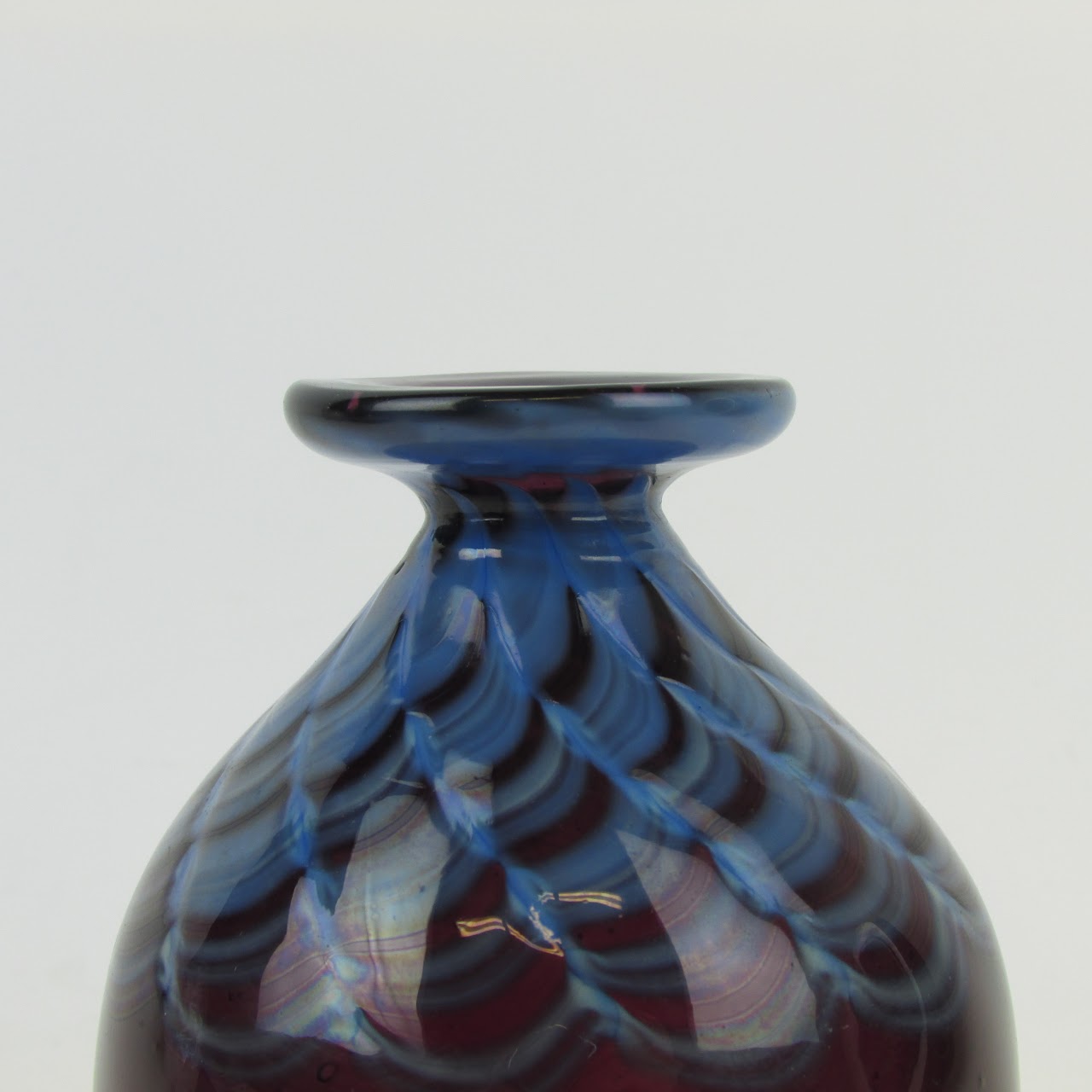 Signed Art Glass Small Vase