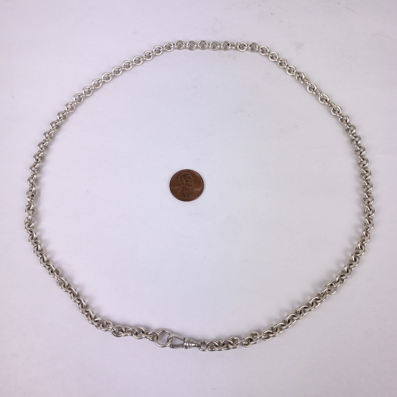 Sterling Silver Chain Link Necklace