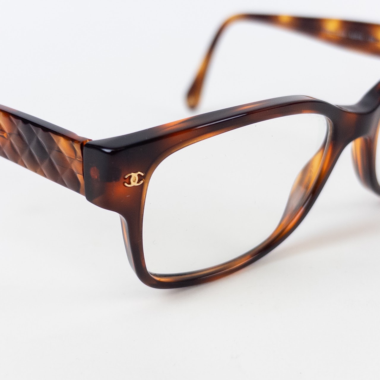 Chanel Faux Tortoise Rx Eyeglasses